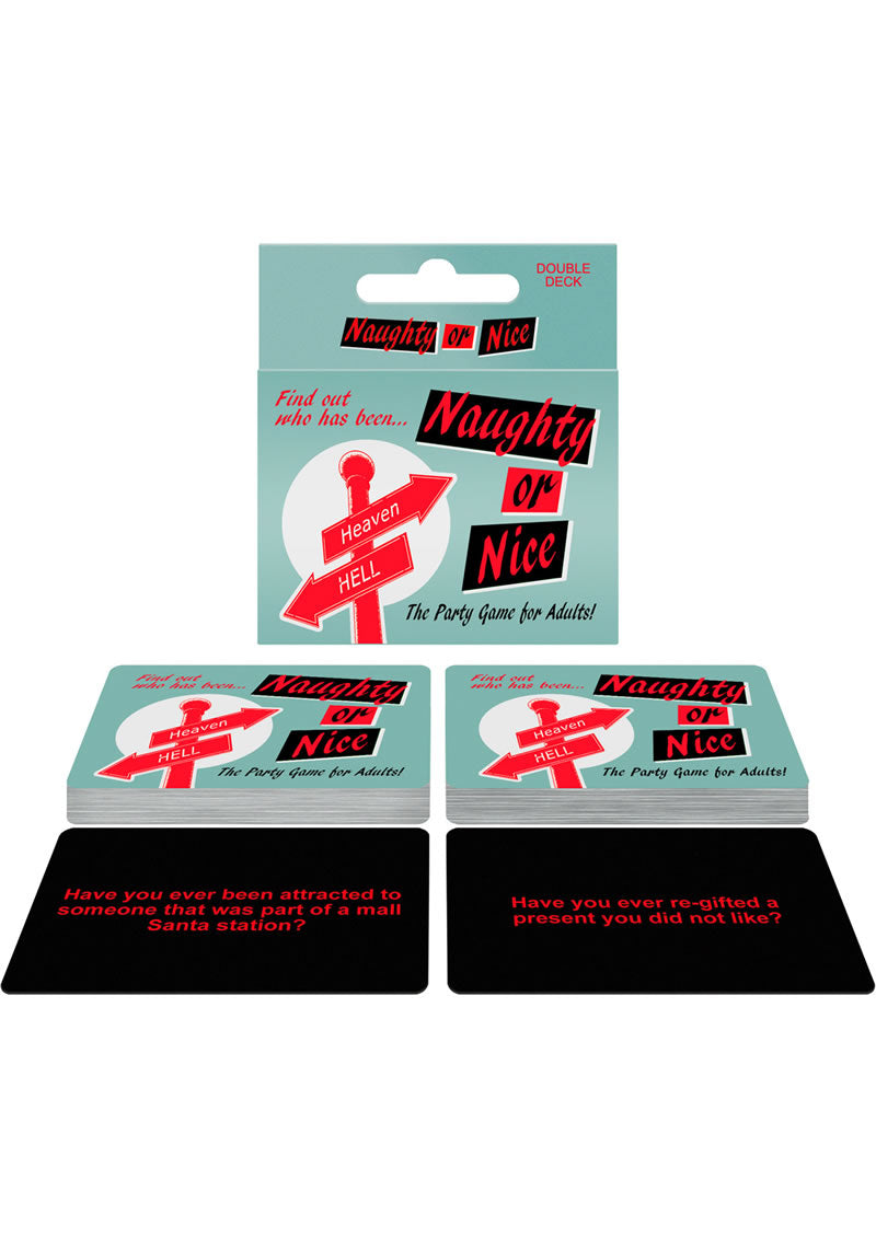 Naughty or Nice Drinking Card Game Find Out Who’s Been Naughty