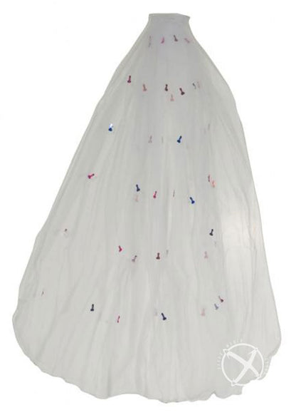 Naughty Veil Fun and Playful Bridal Accessory