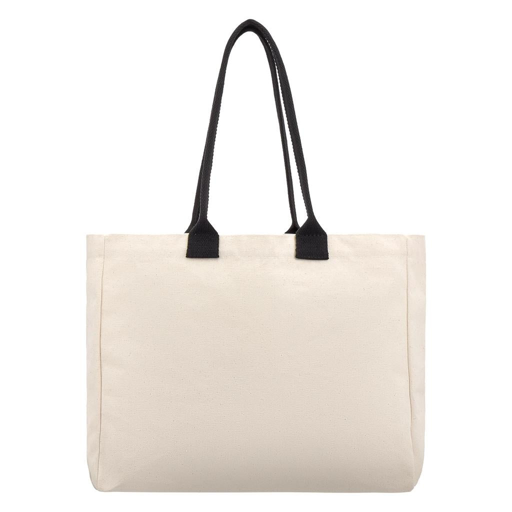 Eklips Eye Embroidered Beach Bag with Blue Details