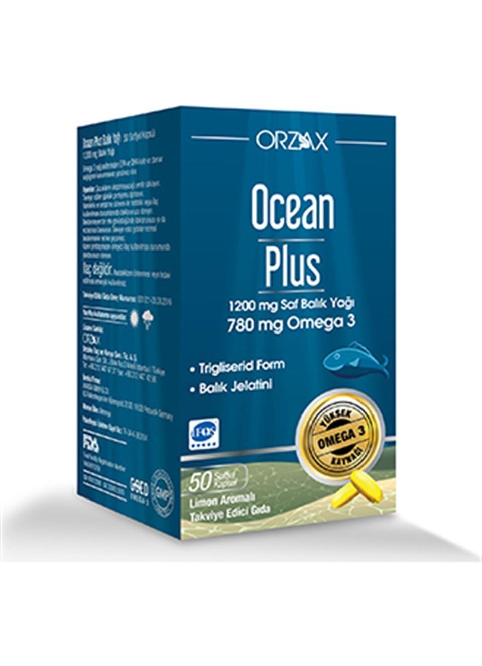 Ocean Plus Omega-3 Fish Oil Capsules - High-Dose EPA &amp; DHA
