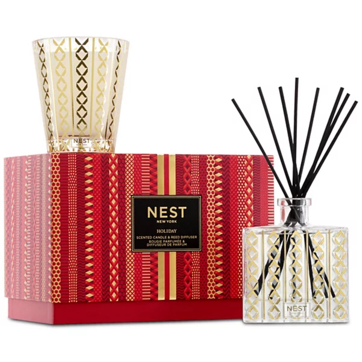 Nest New York Holiday Classic Candle &amp; Diffuser Set