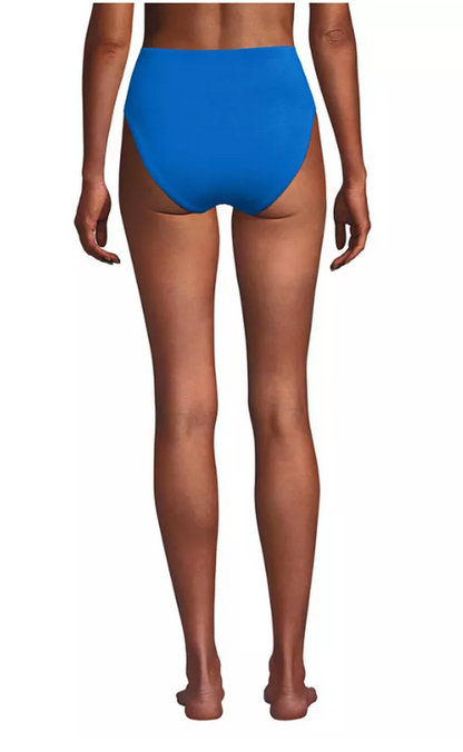 Lands End High Waisted High Leg Bikini Bottoms