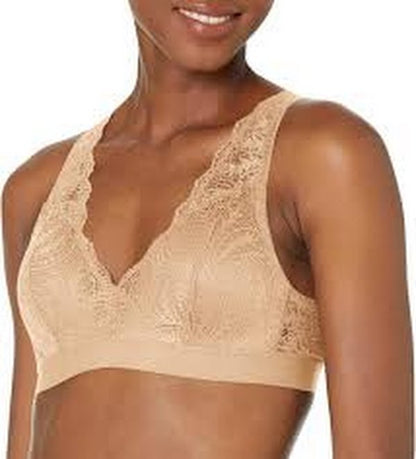 Bali Comfort Revolution Comfy Glam Scallop Lace Wireless Bralette