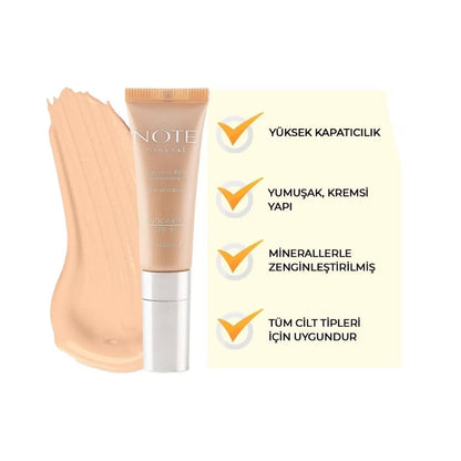 Note Mineral Concealer 202 Brightening Under-Eye Cover 10ml