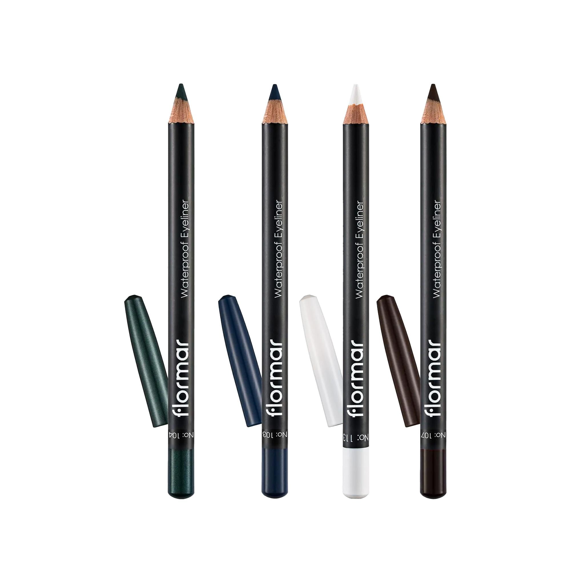Flormar Highly Pigmented &amp; Matte Finish Waterproof Eyeliner - Long-Lasting, Intense Color