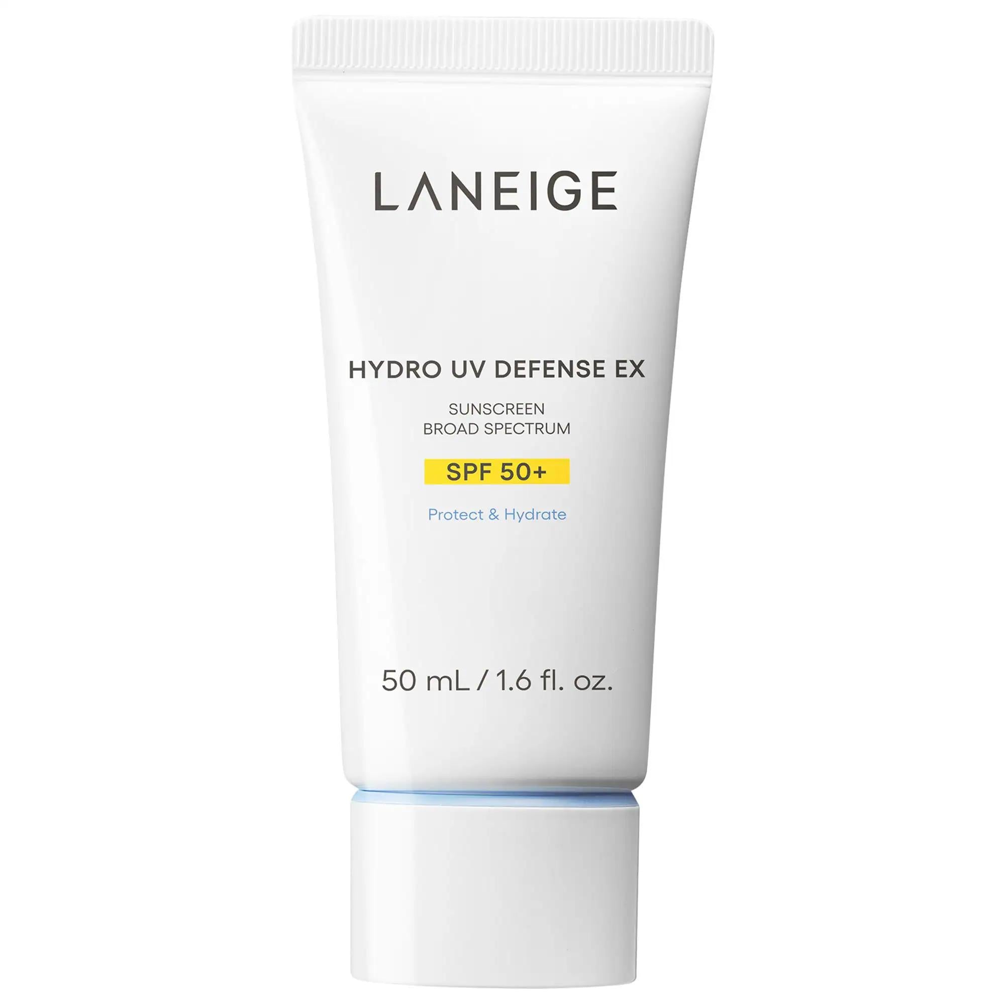 Hydro UV Defense: SPF 50+ Broad Spectrum Sunscreen - Korean Formula, No White Cast, Hydrating &amp; Lightweight Protection