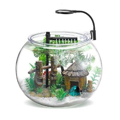 Nubios Desktop Aquarium Set with Light and Filter 12L