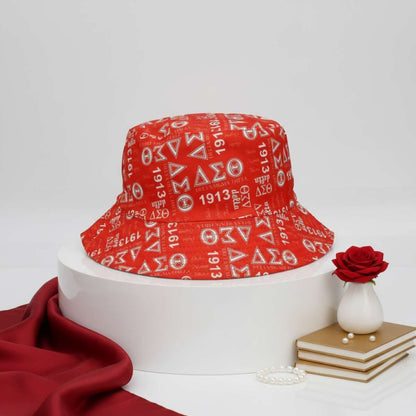 Updated DST Sorority Pride Graphic Print Bucket Hat
