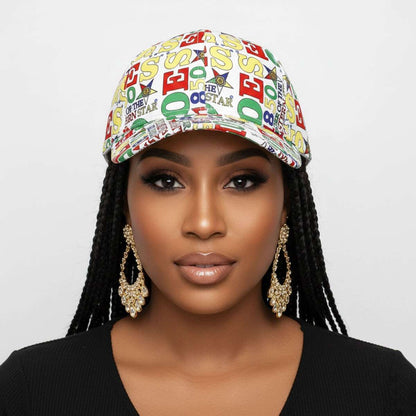 OES Sorority Pride Graphic Print Baseball Hat