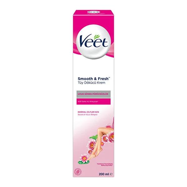 Veet Hair Removal Cream - Smooth &amp; Fresh Technology, 6.76 fl oz
