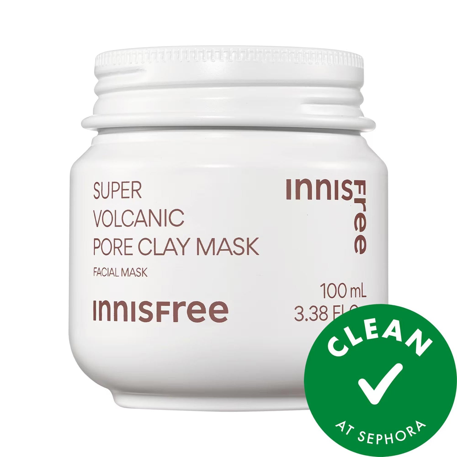Super Volcanic AHA Pore Clearing Clay Mask - Vegan, Cruelty-Free, Oil Control &amp; Pore Minimizing Skincare