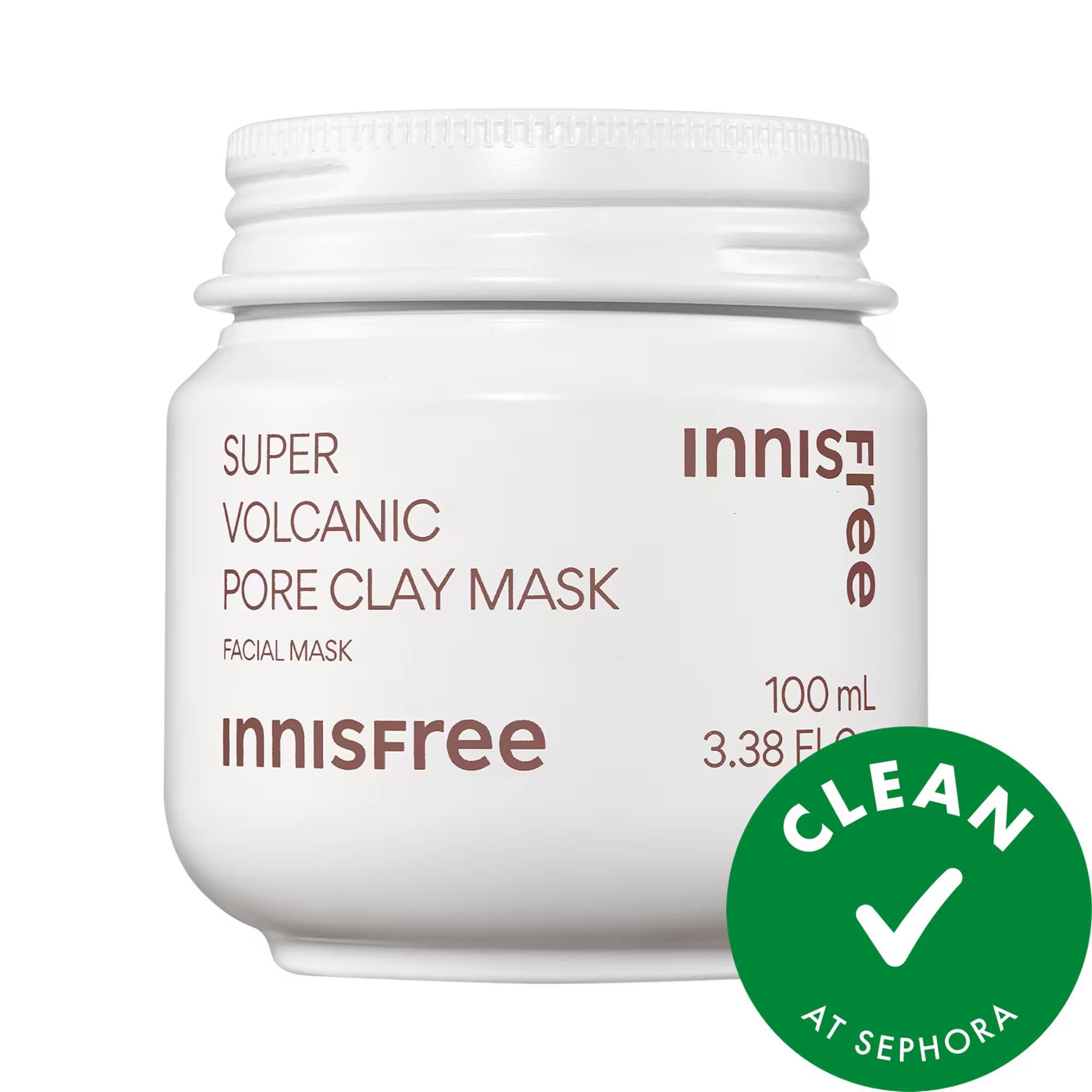 Super Volcanic AHA Pore Clearing Clay Mask - Vegan, Cruelty-Free, Oil Control &amp; Pore Minimizing Skincare