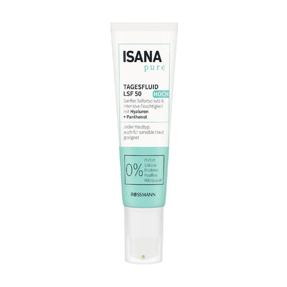 Isana Pure SPF 50 Day Cream for Hydrated Skin 50 ml