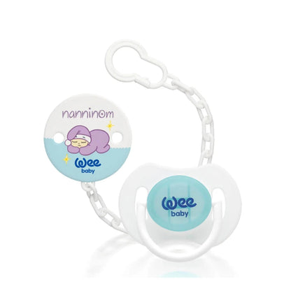 Wee Baby Nanninom Night Pacifier &amp; Clip Set, 1 Piece