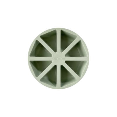 Oioi River Green Silicone Muffin Pan - 8-Section Non-Stick Cake Mold for Perfect Muffins &amp; Easy Baking, Oven &amp; Freezer Safe