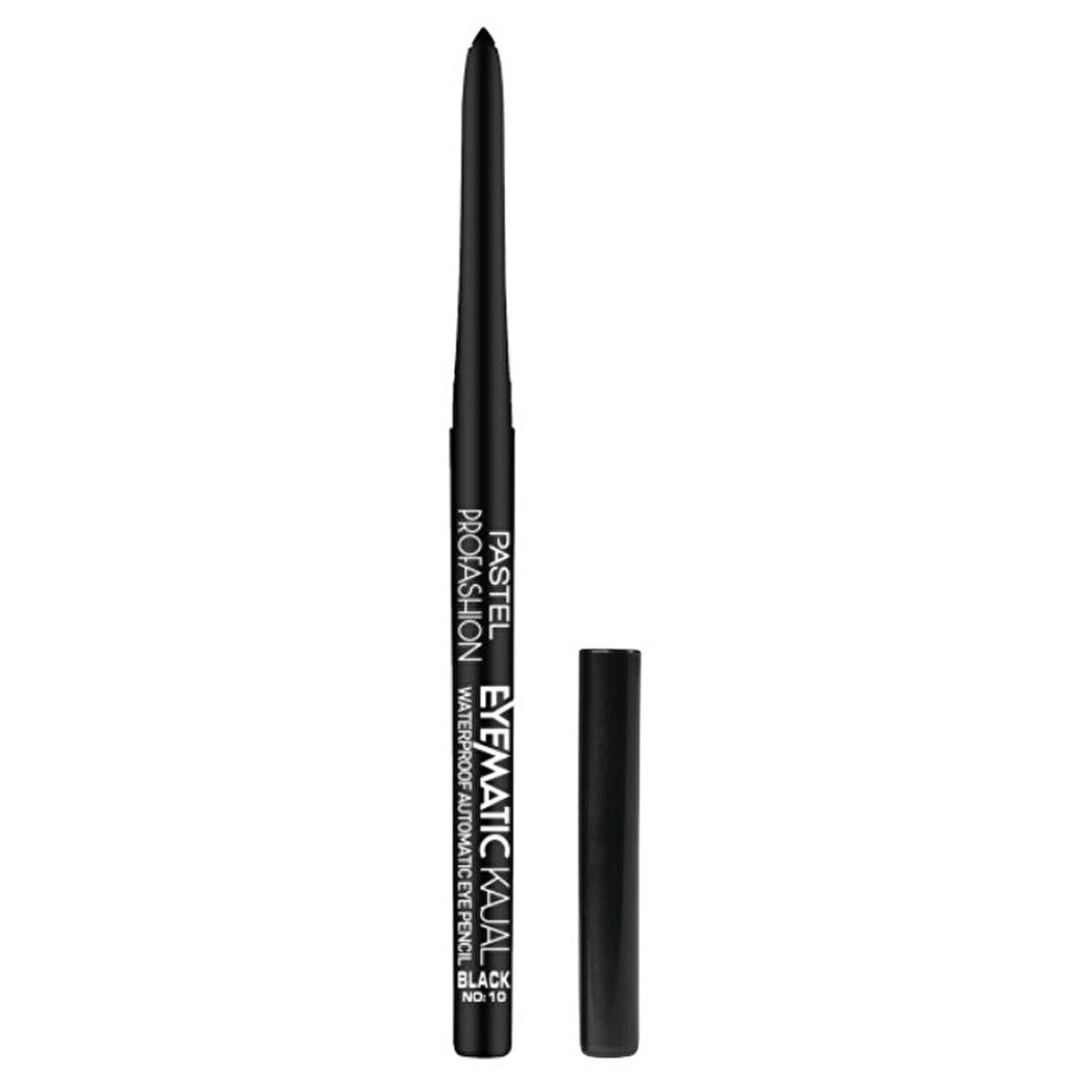 Pastel Profashion Eyematic Kajal Waterproof Automatic Eye Pencil - Long-Lasting, Smudge-Proof Eyeliner &amp; Kajal for Sensitive Eyes