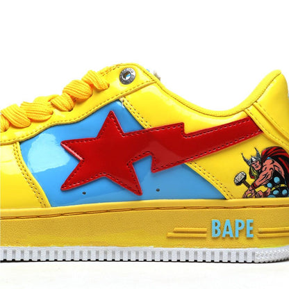 Marvel Comics × A Bathing Ape Bape Sta Low "Thor”