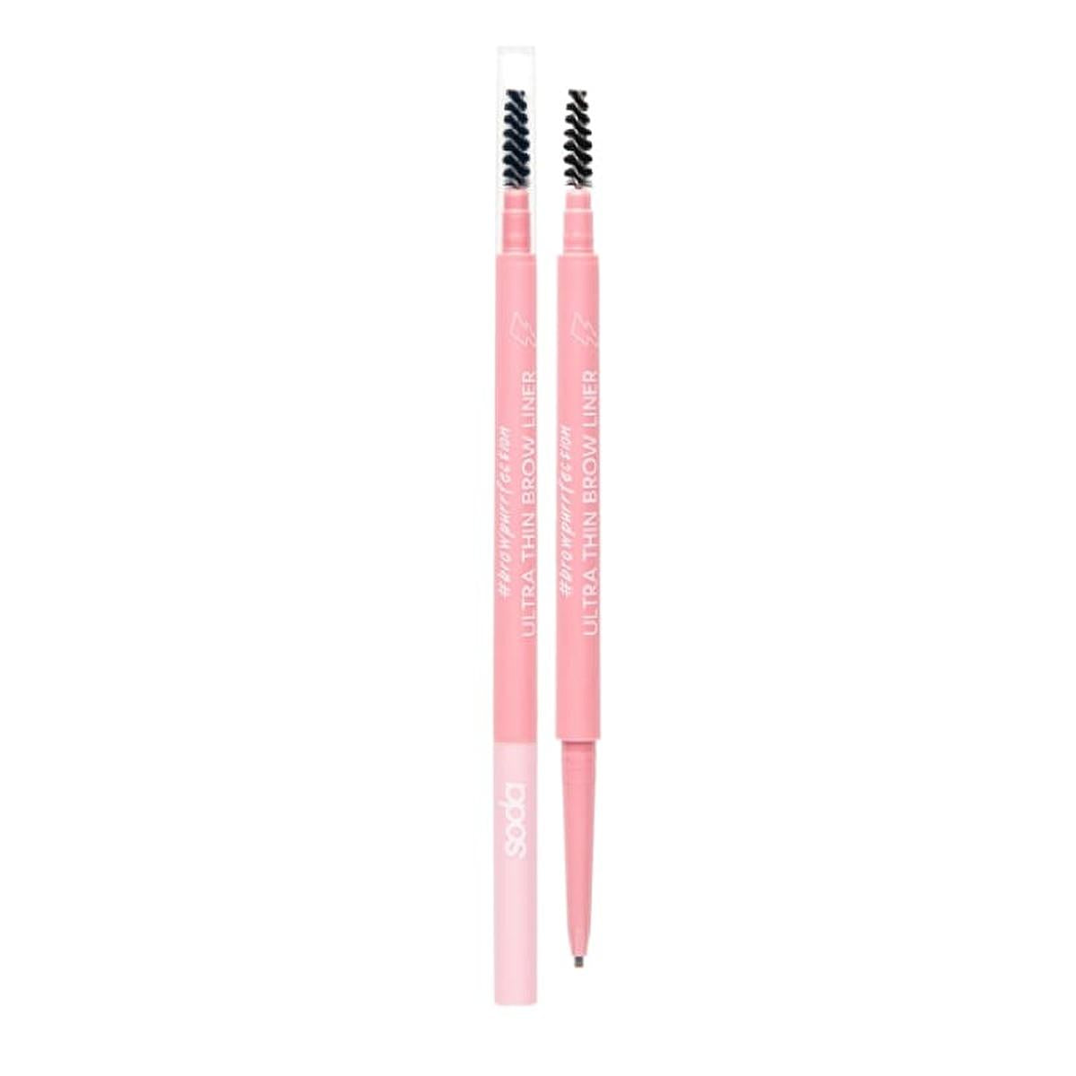 Soda Ultra Thin Brow Liner - Precise Eyebrow Definition, Long-Lasting, Natural Shades