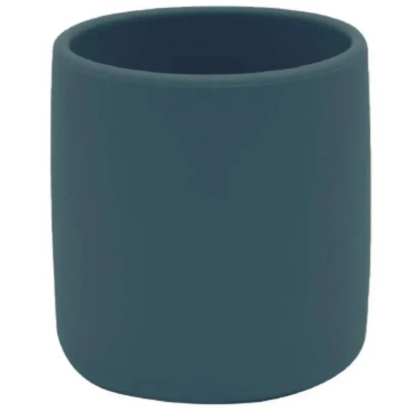 OiOi Silicone Mini Cup for Babies in Deep Blue, 180 ml