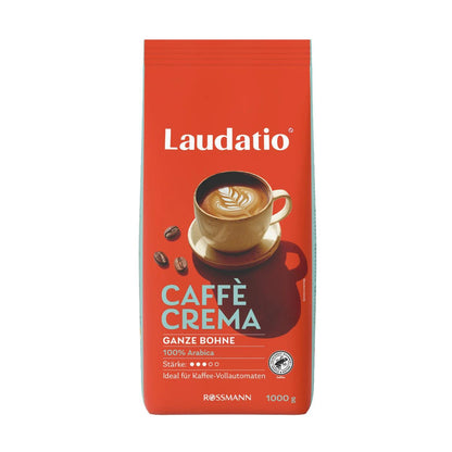 Laudatio Cafe Crema Rich &amp; Smooth Whole Bean Coffee 1000g