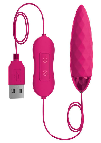 OMG! Bullets Fun USB-Powered Silicone Vibrating Bullet