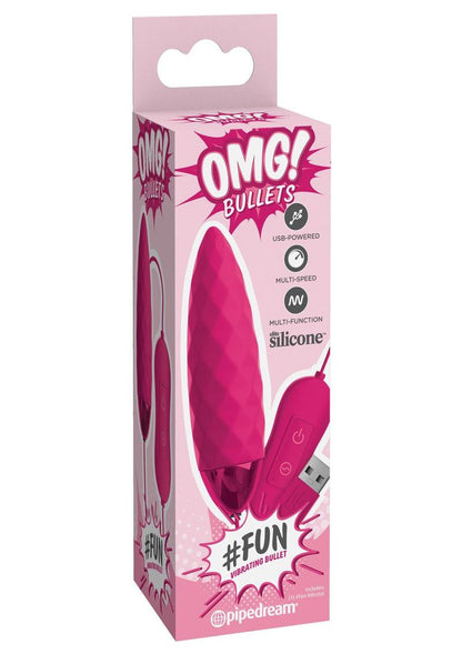 OMG! Bullets Fun USB-Powered Silicone Vibrating Bullet