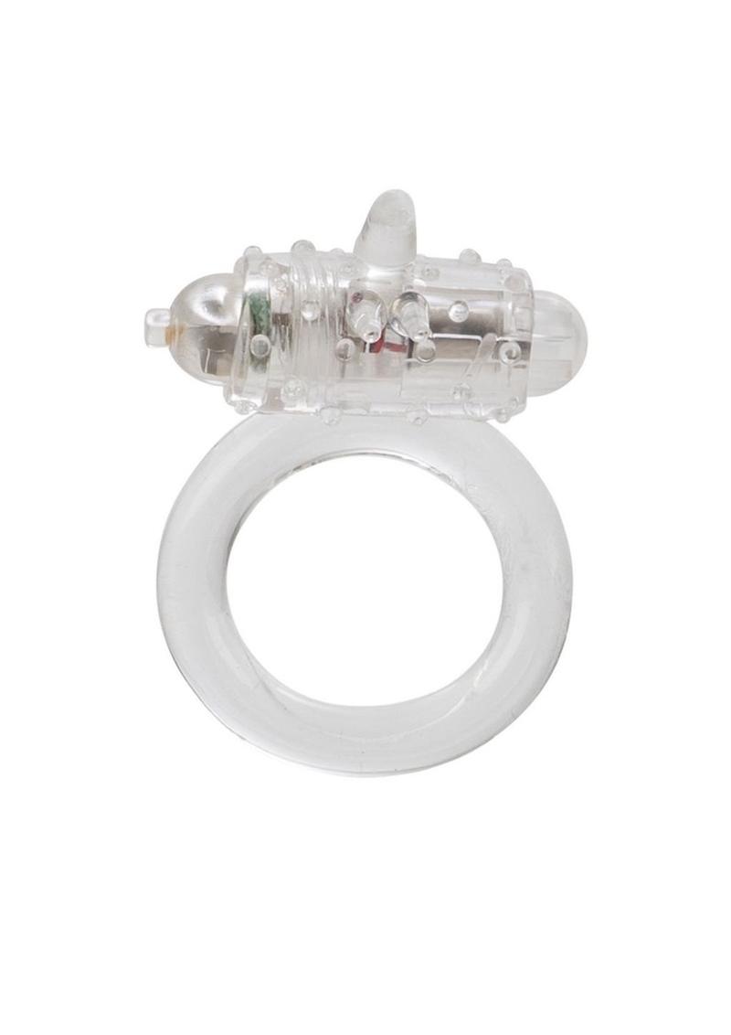 One Touch Flicker Vibrating Cock Ring With One Touch