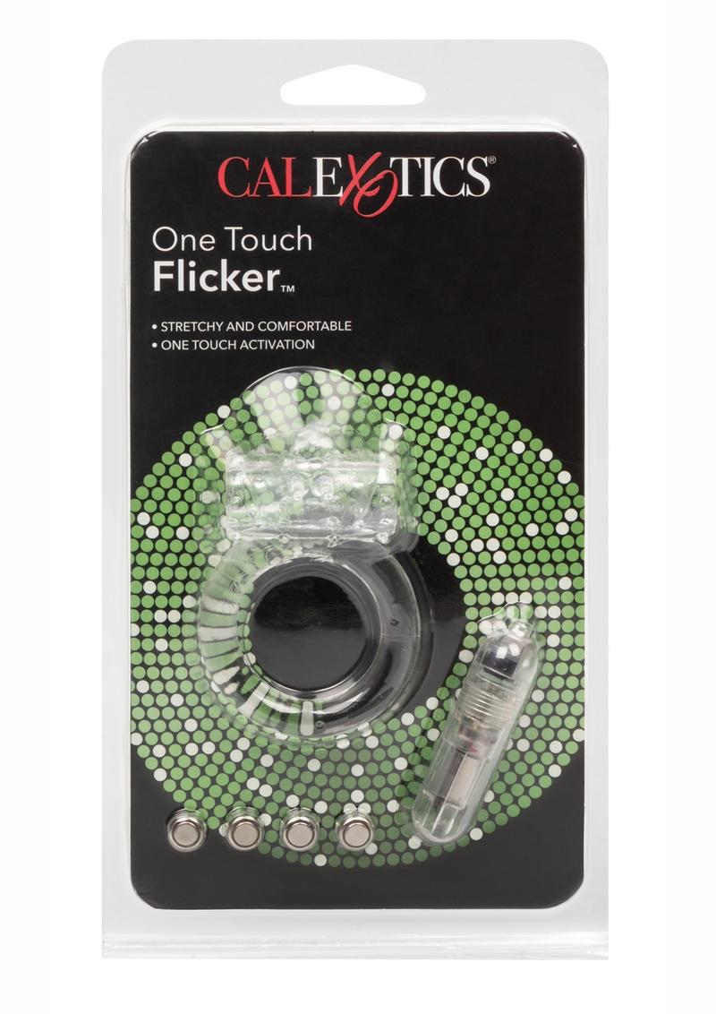 One Touch Flicker Vibrating Cock Ring With One Touch