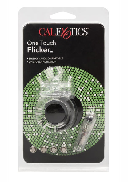 One Touch Flicker Vibrating Cock Ring With One Touch