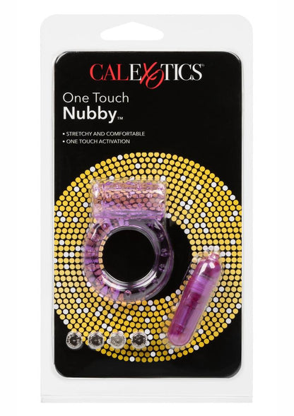CalExotics One Touch Nubby Vibrating Ring