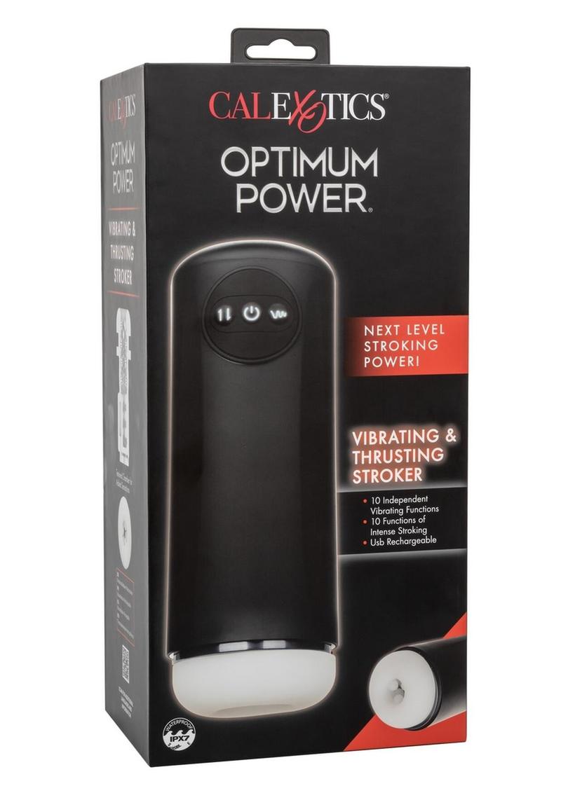 Calexotics Optimum Power Vibrating And Thrusting Stroker