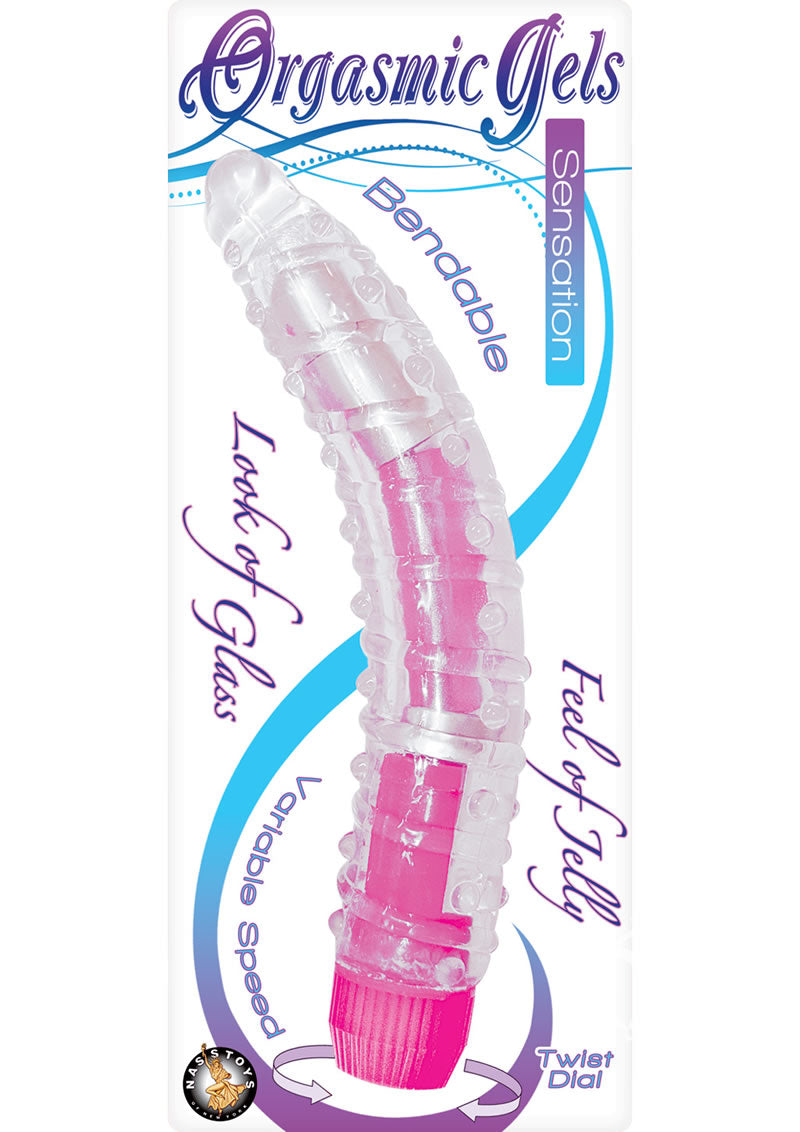 Orgasmic Gels Sensation Bendable Vibrator Variable Speed Jelly Toy