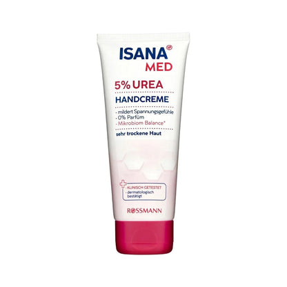 Isana Med Urea &amp; Cica Moisturizing Hand Cream for Dry Skin 100ml
