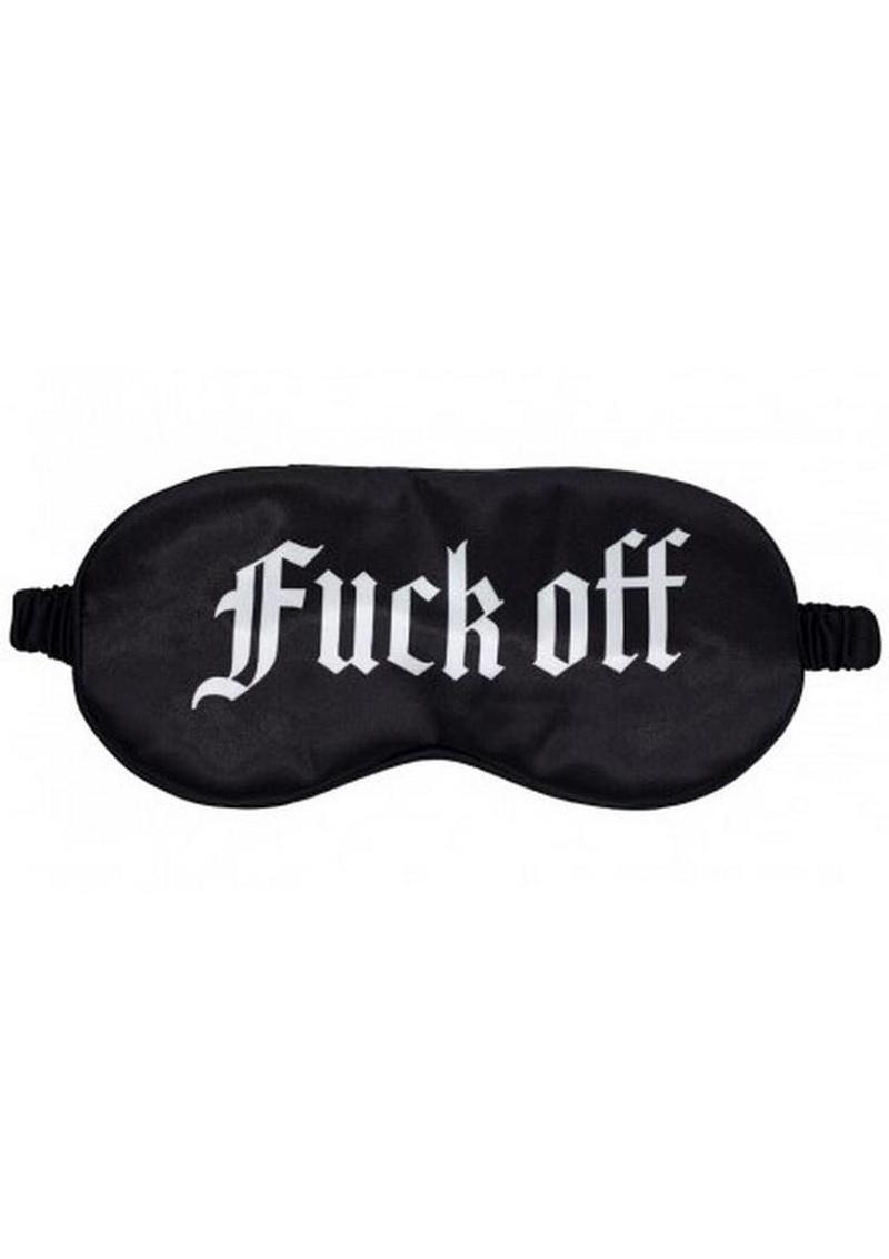 Ouch Satin Blindfold “Fuck Off”