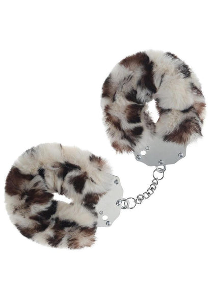 Ouch! Heavy-Duty Fluffy Handcuffs - Snowleopard
