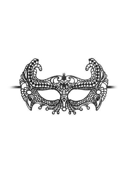 Ouch! Black And White Lace Eye Mask Empress Sexy Masquerade
