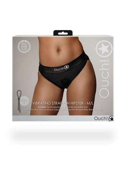 Ouch! Vibrating Rechargeable Strap-On Hipster