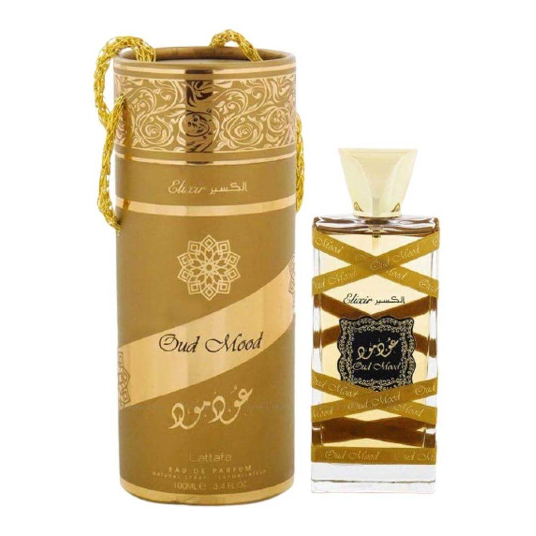 Oud Mood Elixir by Lattafa Perfume for Unisex EDP 3.4 oz