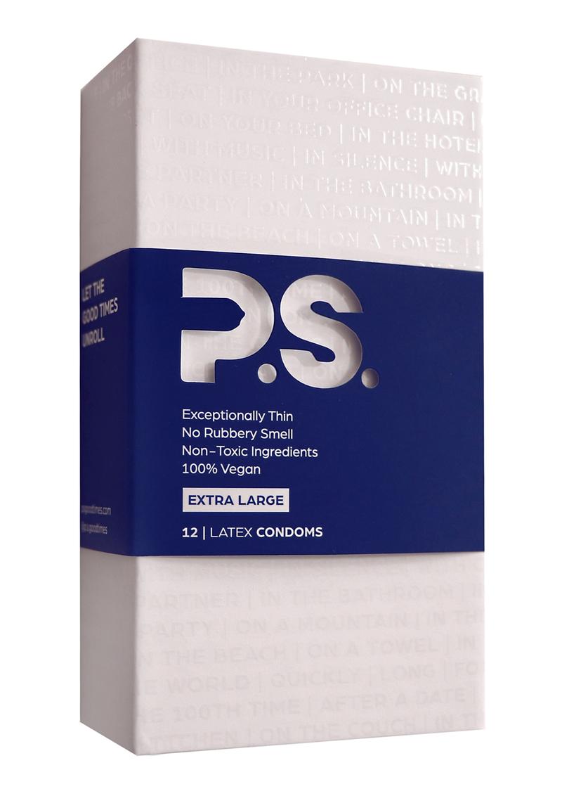 P S Extra Large Latex Condoms
