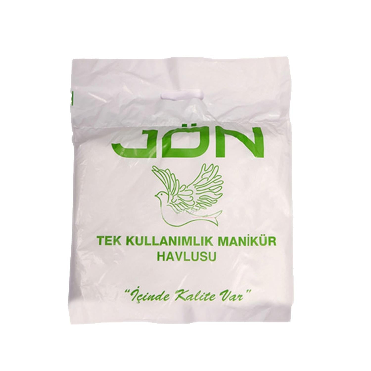 Jon Disposable Manicure Towels Absorbent Salon Pack 100 Count