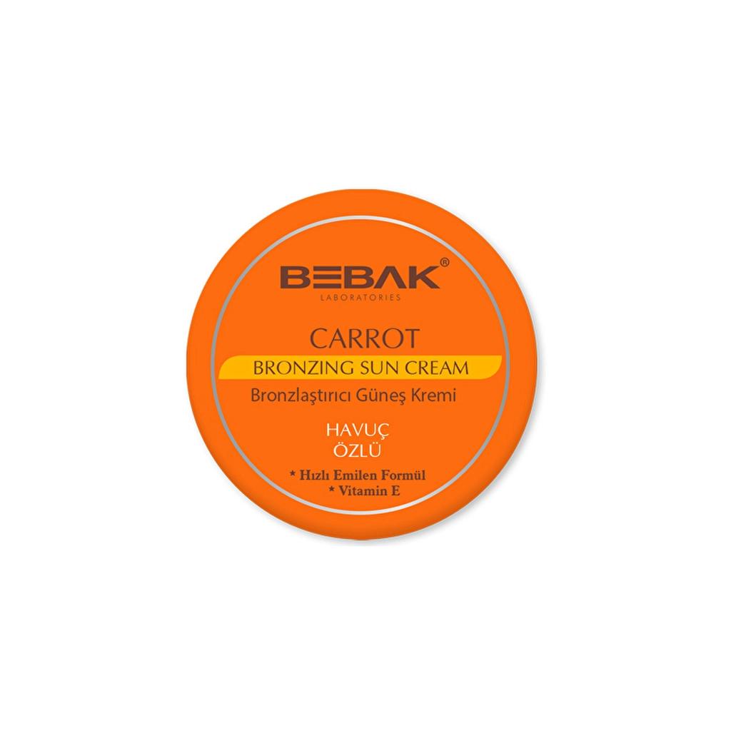 Bebak Carrot Extract Sun Care Cream for Glowing Skin 100 ml