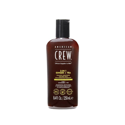 American Crew 3-in-1 Ginger Tea Energizing Shampoo 250 ml