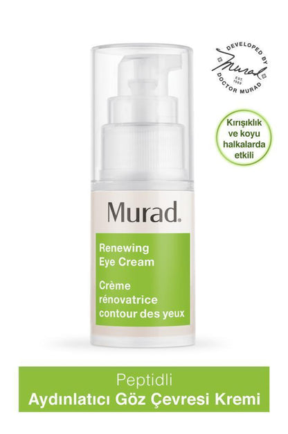 Murad Renewing Eye Cream 15ml - Anti-Aging Moisturizing Eye Cream for Fine Lines &amp; Wrinkles
