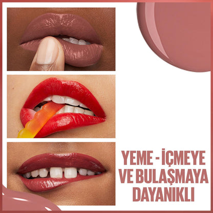 Maybelline New York Super Stay Vinyl Ink Liquid Lipstick - Long-Lasting Glossy Lip Color, Smudge-Proof &amp; Non-Sticky Formula