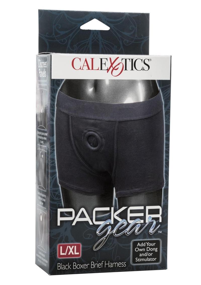 Packer Gear Black Boxer Brief Harness