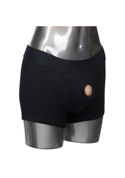 CalExotics Packer Gear Black Boxer Brief Harness Strap-On Wear