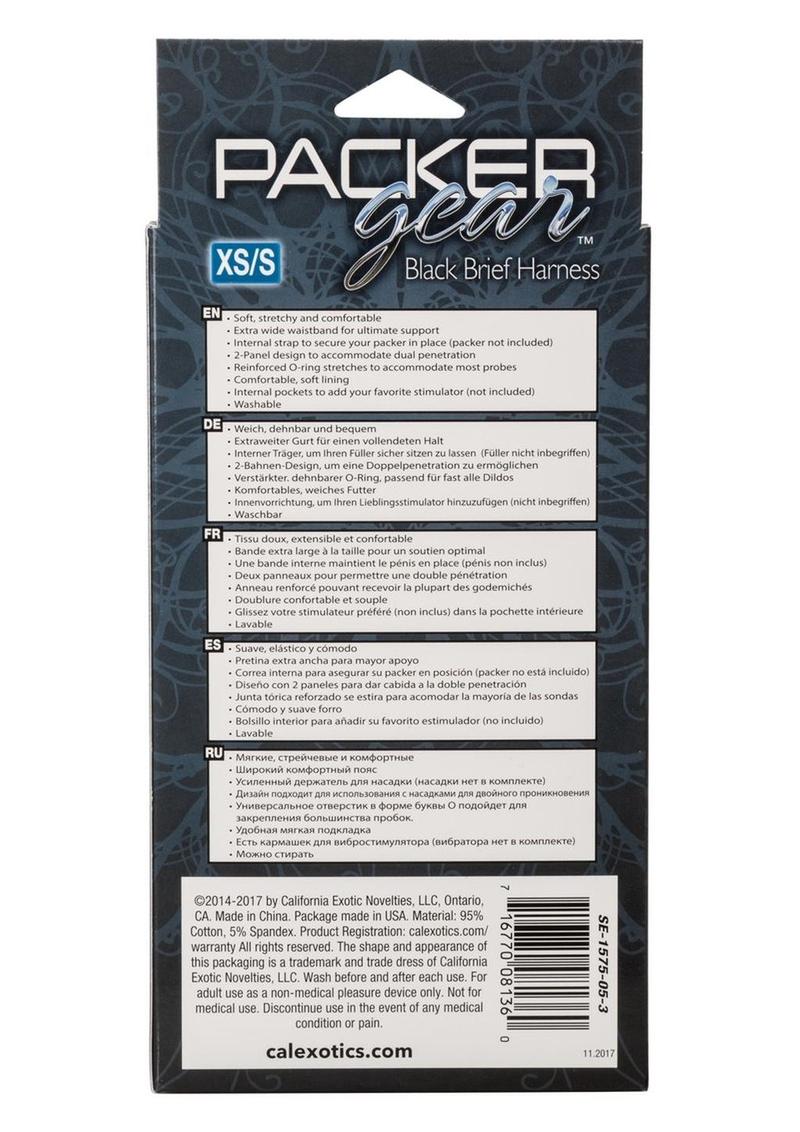 CalExotics Packer Gear Black Brief Harness for Packers And Toys