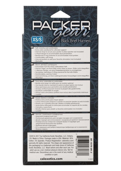 CalExotics Packer Gear Black Brief Harness for Packers And Toys