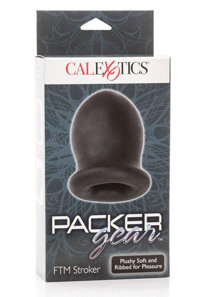 CalExotics Packer Gear FTM Stroker Black Plush Soft Ribbed Pleasure