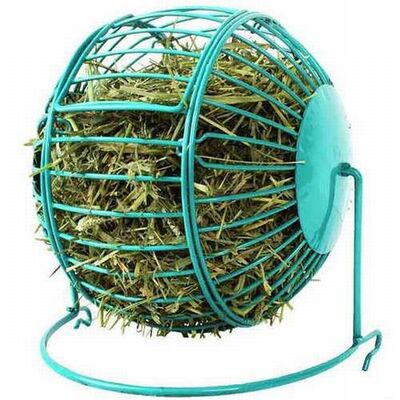 Pawise Metal Rodent Hay Wheel for Exercise and Feeding 13.5cm